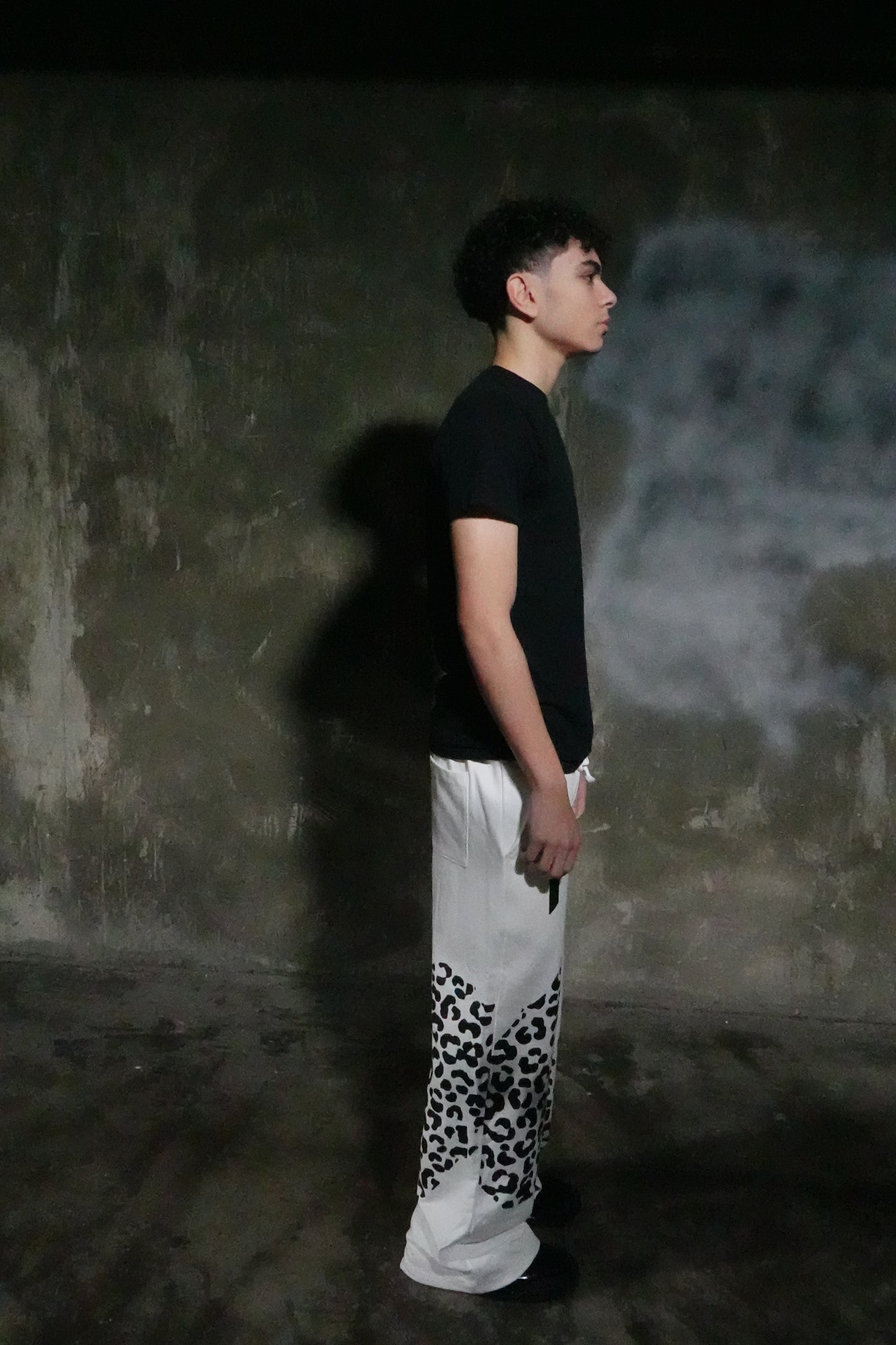 White Leopard Sweatpants